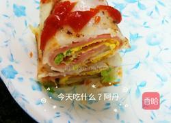 早餐蛋饼卷的做法图解6