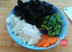 黑木耳炒山药的做法图解8