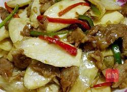 茭白炒肉片的做法图解6