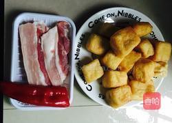 油豆腐焖五花肉的做法图解1