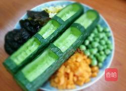 五彩素锦节节高的做法图解1