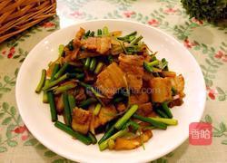 五花肉炒蒜苔的做法图解9