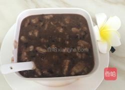 香芋黑米红豆粥。的做法图解7