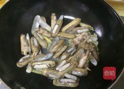 炒蛏子的做法图解5