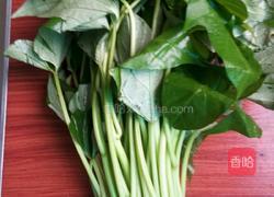 清炒地瓜叶的做法图解1