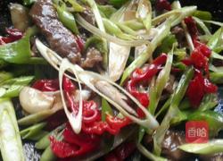 葱爆牛肉片的做法图解6