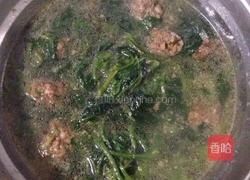 菠菜丸子汤的做法图解5