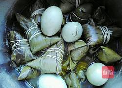 香菇花生肉粽(龙舟粽)的做法图解20