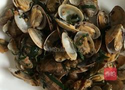 蒜蓉豆豉紫苏炒花甲的做法图解5