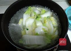 娃娃菜贡丸汤的做法图解3