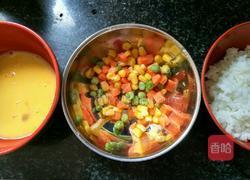 熊猫吃竹子炒饭的做法图解1