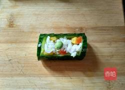 熊猫吃竹子炒饭的做法图解4