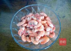 毛豆米炒虾的做法图解3