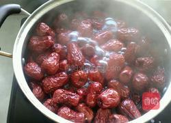 枣泥两样面发糕的做法图解2