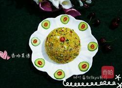 咸蛋黄炒豆渣的做法图解12
