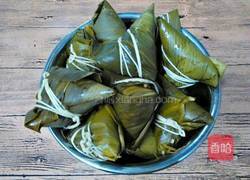 绿豆花生蜜枣粽(三角粽)的做法图解19