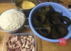 五香绿豆大肉粽的做法图解7