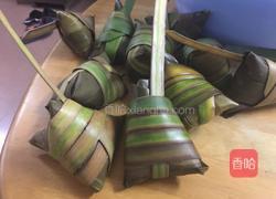 五香绿豆大肉粽的做法图解9