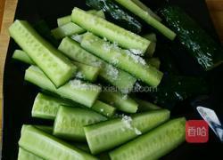 炝黄瓜条的做法图解3
