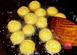 南瓜紫薯陷小麻球的做法图解10