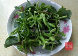 清炒蔊菜的做法图解2