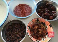 蜜枣红豆粽子的做法图解3