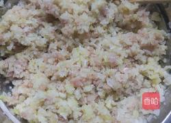 包菜萝卜肉馅春筒的做法图解4