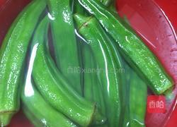 凉拌秋葵(芥末味)的做法图解3