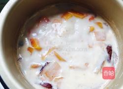 红枣木瓜炖牛奶的做法图解6