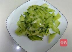 黄瓜炒鸡片的做法图解3