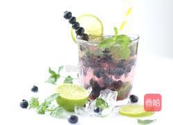 蓝莓Mojito鸡尾酒的做法图解6