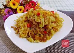 大头菜炒粉条的做法图解12