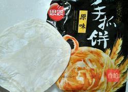 火腿蛋手抓饼的做法图解1