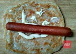 火腿蛋手抓饼的做法图解5