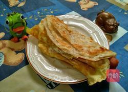 火腿蛋手抓饼的做法图解6