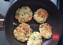 米饭蔬菜饼的做法图解5