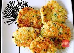 米饭蔬菜饼的做法图解6