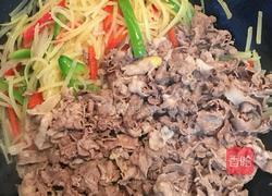 羊肉卷爆炒土豆丝的做法图解4