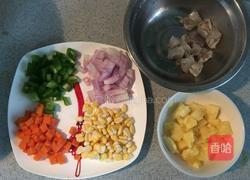 泰式咖喱菠萝炒饭的做法图解3