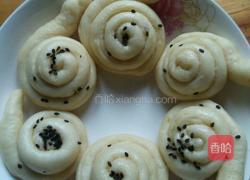 蜗牛馒头的做法图解3