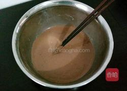 可可芝麻奶香发糕的做法图解4