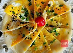 鸡蛋葱花饼的做法图解4