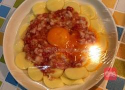 日本豆腐肉末蒸蛋的做法图解5