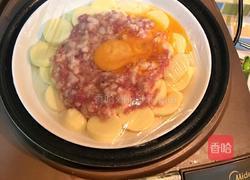 日本豆腐肉末蒸蛋的做法图解6