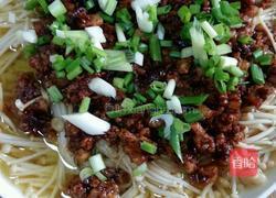 肉沫金针菇的做法图解4