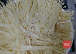 肉沫金针菇的做法图解1