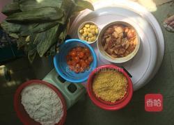 咸蛋肉粽的做法图解7