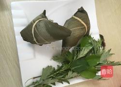 咸蛋肉粽的做法图解15