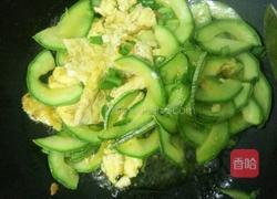 角瓜炒鸡蛋的做法图解7