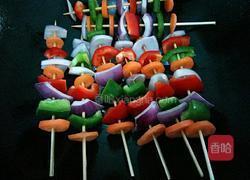 彩蔬串的做法图解7